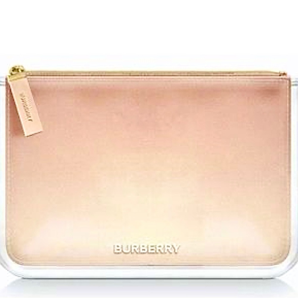 Burberry Her Great Gift Travel Cosmetics Bag Blush Pink Hombre New